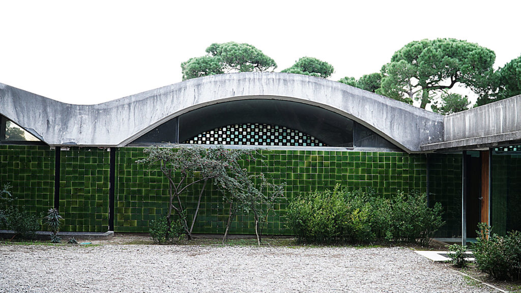 Casa Gomis with green ceramic tiles