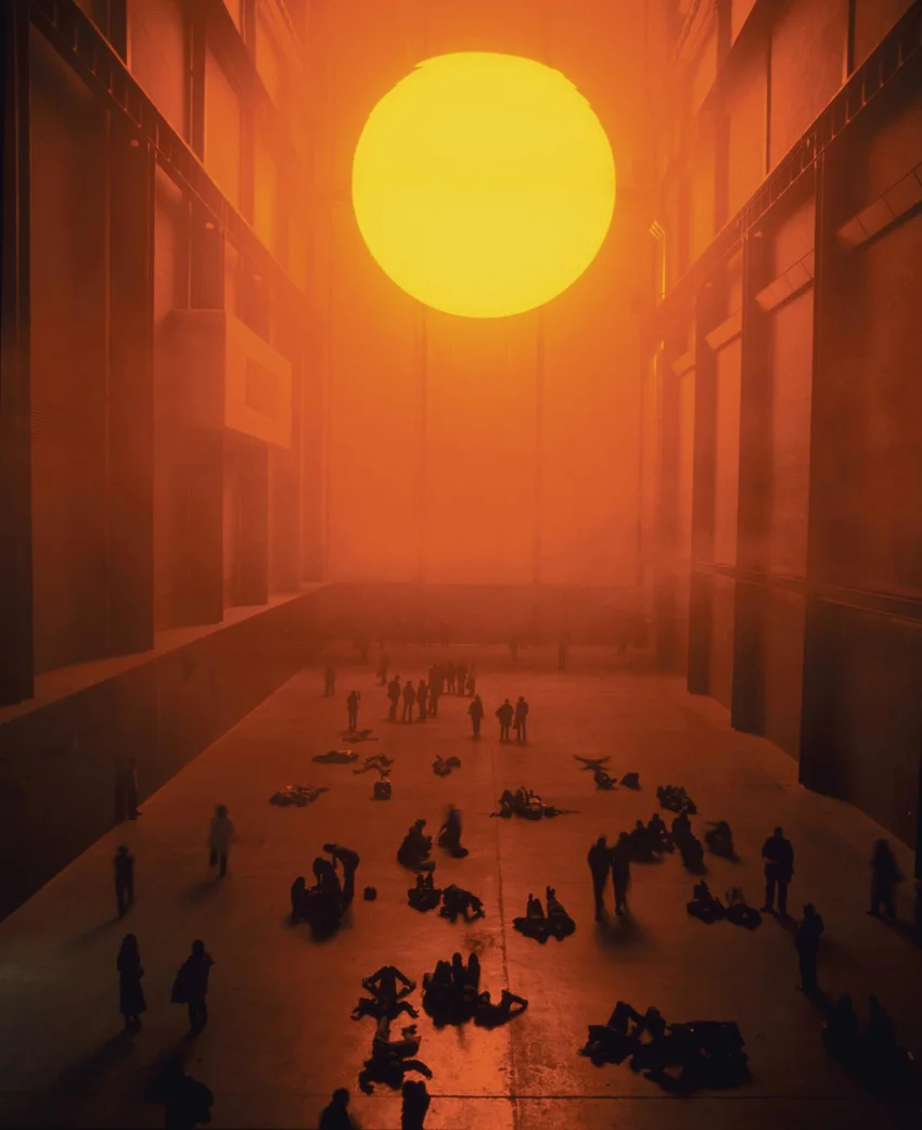 weather project in tate gallery london by olafur eliasson